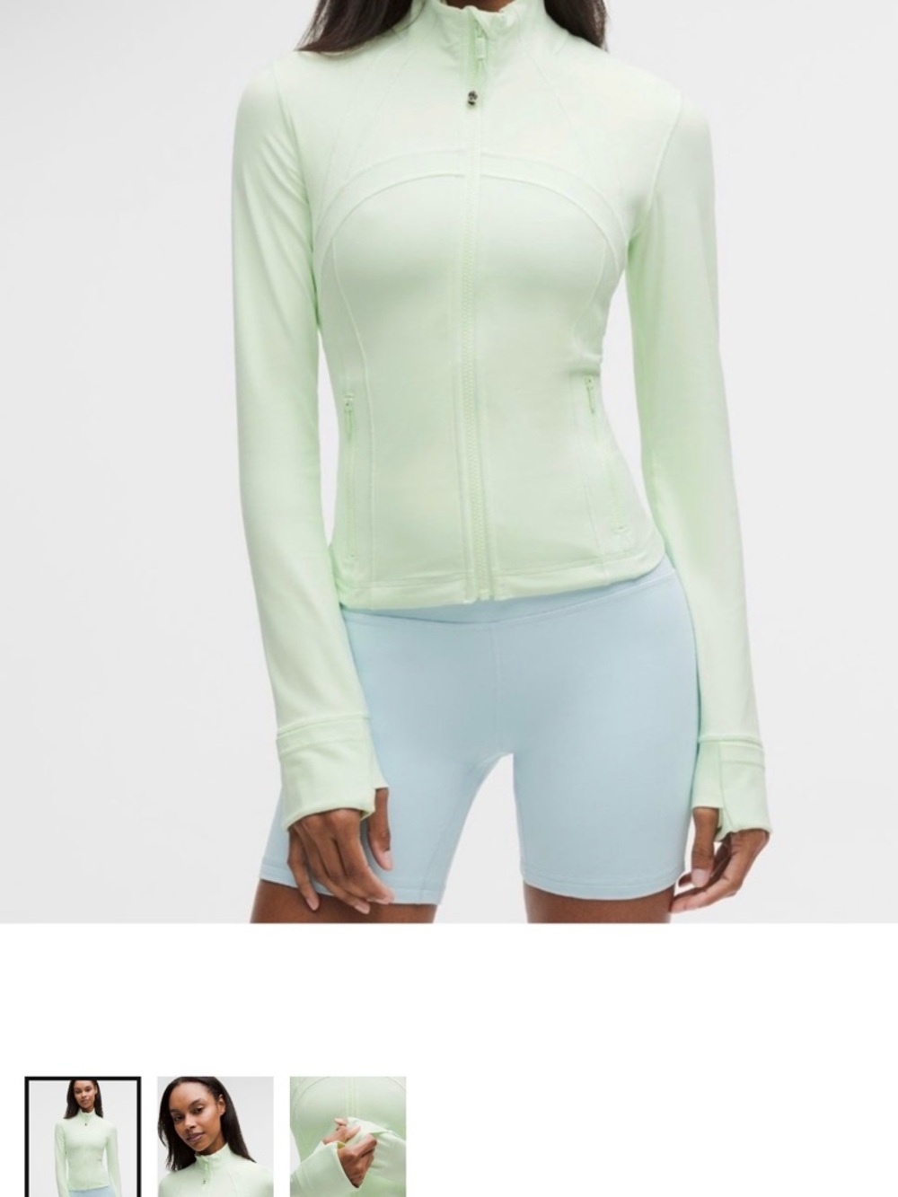Lululemon define cropped jacket Matcha Magic size 6 SOLD OUT